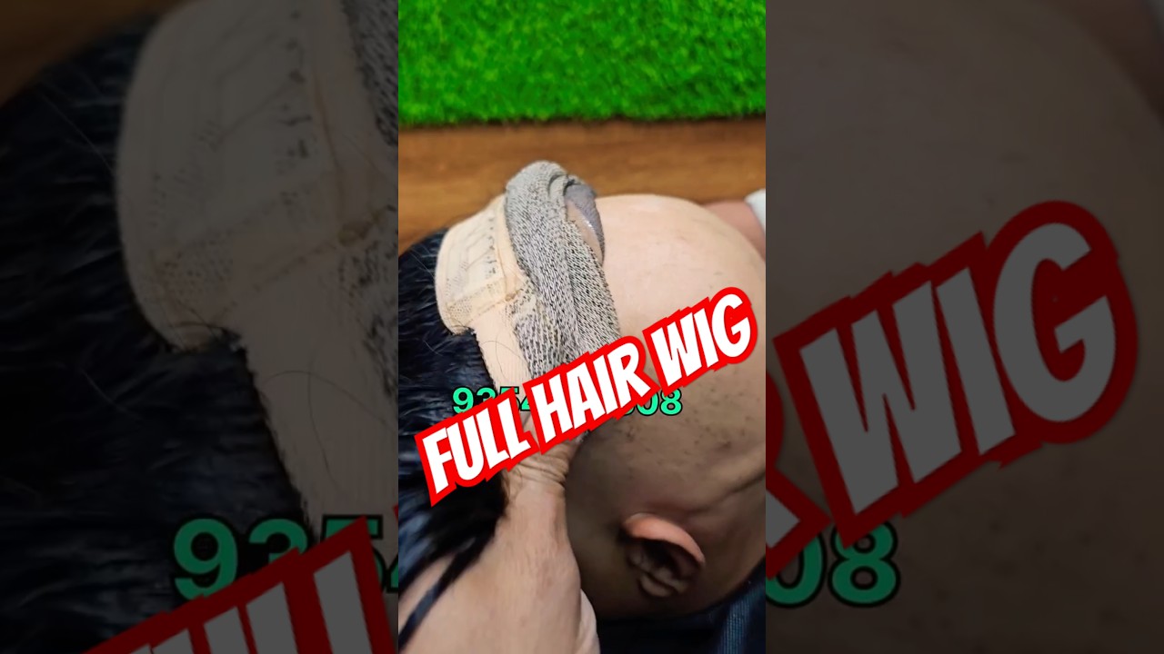 men full cap hair wig, 