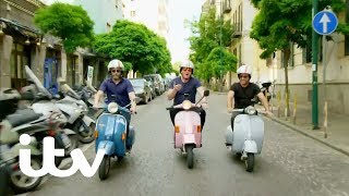 Gordon, Gino and Fred: Road Trip | Attempting to Ride Vespas Through Naples | ITV