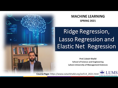Regularization, Ridge Regression,