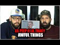 HE BECAME HELLBOY BRO!!! Lil Peep - Awful Things ft. Lil Tracy (Official Video) *REACTION!!