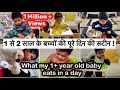 1 year old baby Daily Routine 2019.