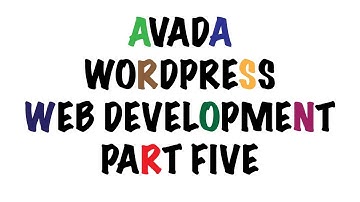 Avada Wordpress Theme Tutorial Part Five in Urdu and Hindi