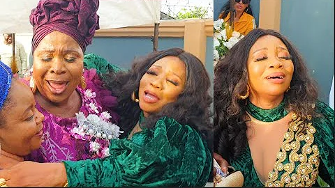 Actress Wumi Toriola Got Emotional As She Dance With Madam Saje & Her Mum At Her Store Opening