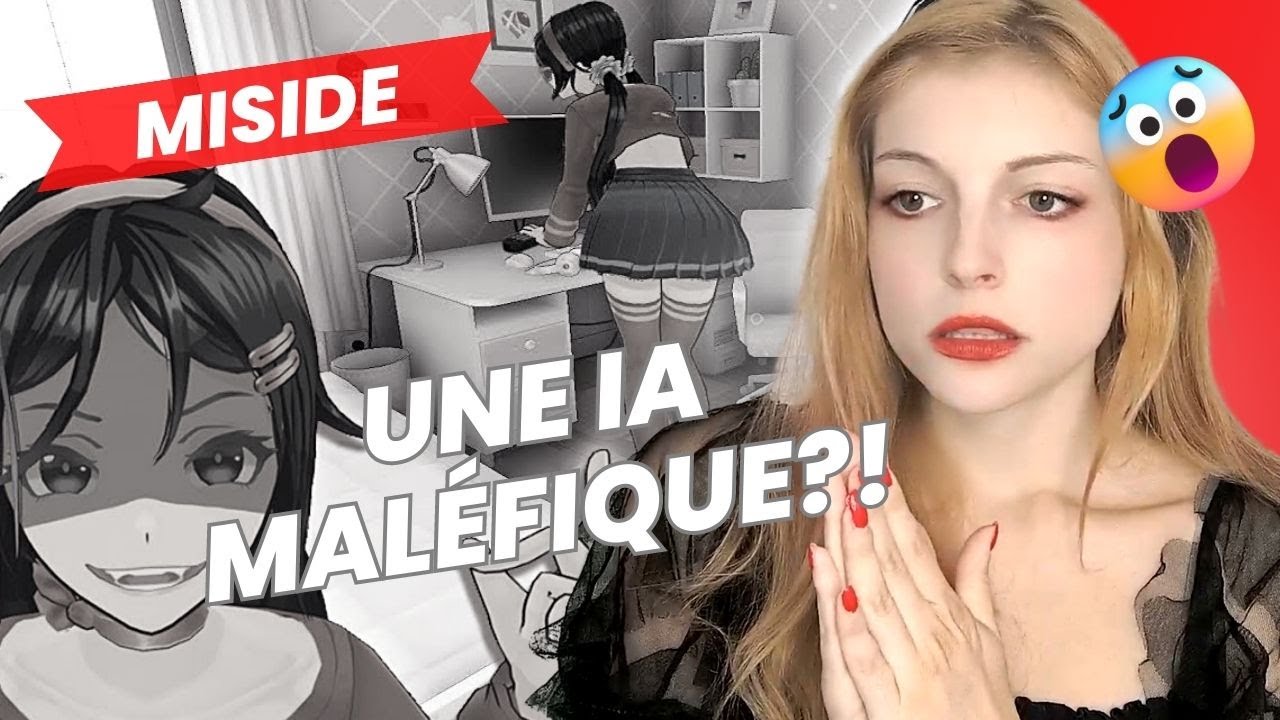 MISIDE [VF] demo jeu horreur - Toujours se méfier d'une fille IA... 😨