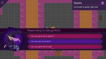 Gameplay Demo #1 - Movement, Static World Items, Dialogue, Inventory, and Quests!