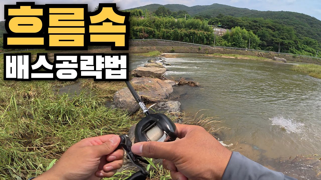흐름속 배스를 쉽게잡는 방법, 이것만 기억하세요[4K]