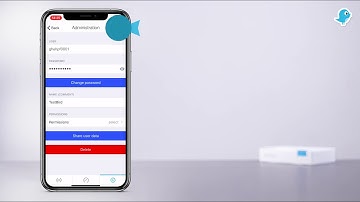 DoorBird App uitleg administratiemenu - Portacon