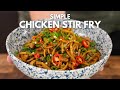 The simplest ginger chicken noodle stir fry  less than 25 minutes