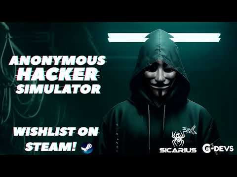Anonymous Hacker Simulator - Announcement Trailer STEAM