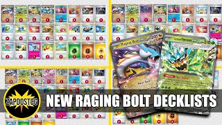5 Raging Bolt ex / Ogerpon ex Decklists From Twilight Masquerade (Pokemon TCG)