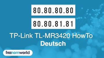 Freenom World TP-Link TL-MR3420 HowTo (German)