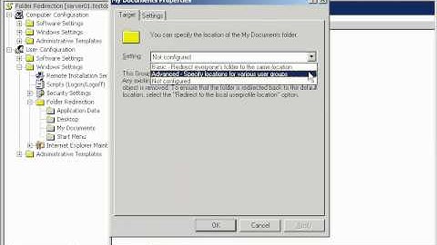 38 Folder Redirection Using Group Policy.wmv