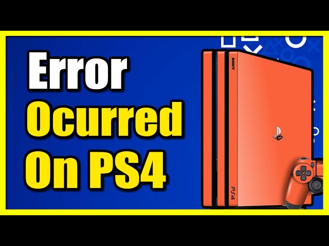 PS4: How to Fix PlayStation Network Sign-In Failed Error Tutorial! (Easy  Method) 2021 