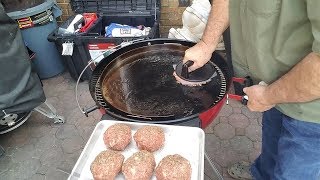 SMASHBURGERS | NEW GRIDDLE | WEBER KETTLE | RED LIMITED EDITION