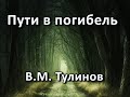 Пути в погибель. В. М.  Тулинов. Беседа. Проповедь. МСЦ ЕХБ.