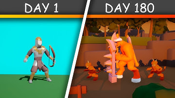 I Made a Game in 180 Days! 🏹🎮👹👴