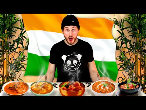 PANDA try SPICY INDIAN FOOD 🥵🔥