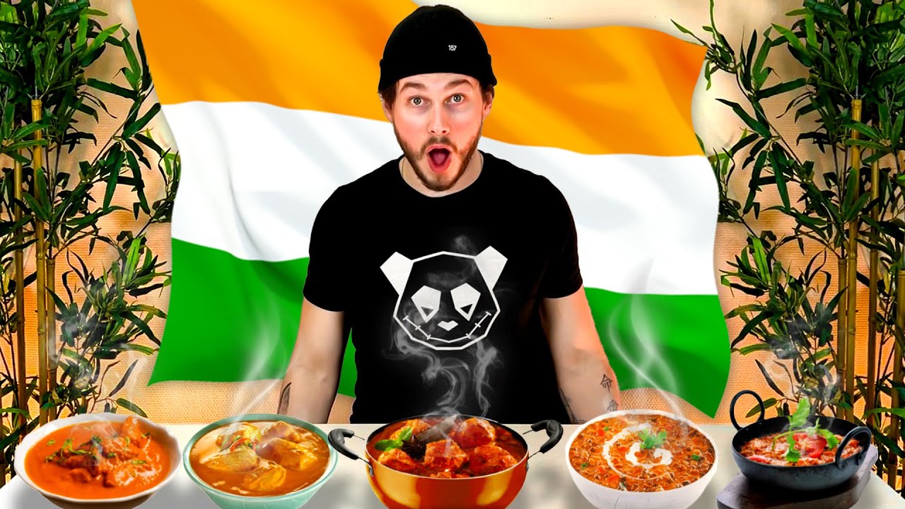 PANDA try SPICY INDIAN FOOD 🥵🔥