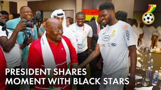 Ghana's President Shares Moment with Black Stars Ahead of Portugal Match