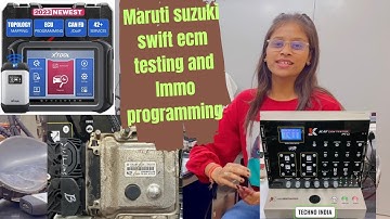 Maruti Suzuki Swift Ecm Testing and Immo Programming by KEcu Tester & Xtool D9 Hd#xtool #technoindia