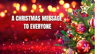 A Christmas message 2021