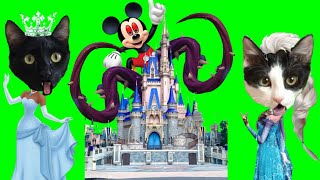 Las princesas Disney Luna y Estrella vs el castillo misterioso de Mickey Mouse / Juegos en español