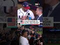 Kyle Schwarber on his big home run for USA 💪 #KyleSchwarber #USA #WBC #WorldBaseballClassic #MLB