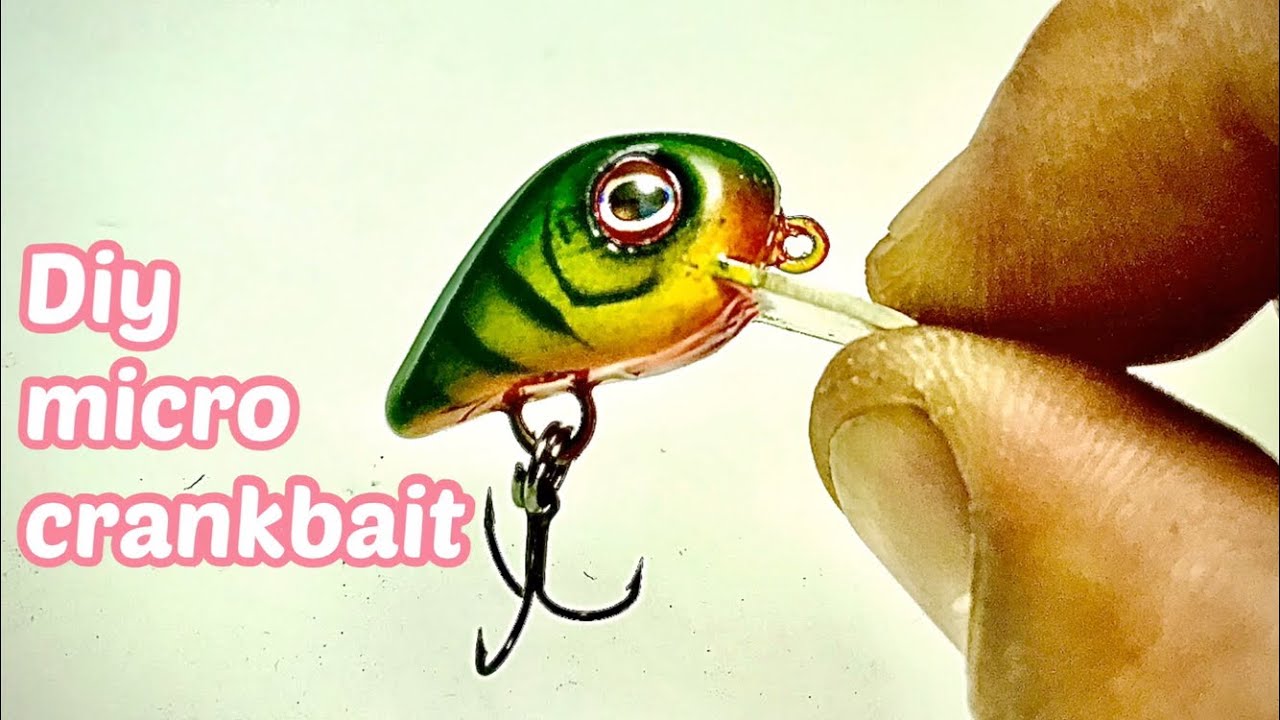 Lure Making a PERCH micro crankbait - my smallest lure build 