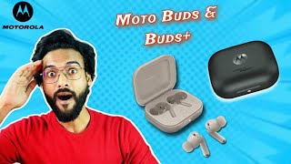 Moto Buds & Moto Buds Plus Detailed Review || Dynamic ANC With Wireless Charging⚡️Sound By Boss⚡️