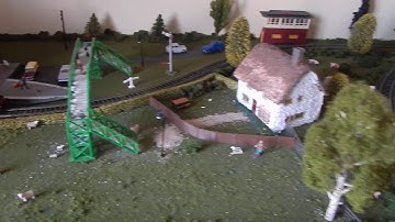 New fencing on Model Railway