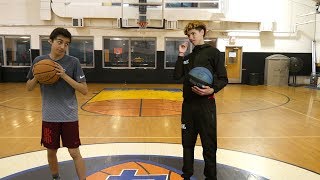 HALF COURT CHALLENGE VS LAMELO BALL