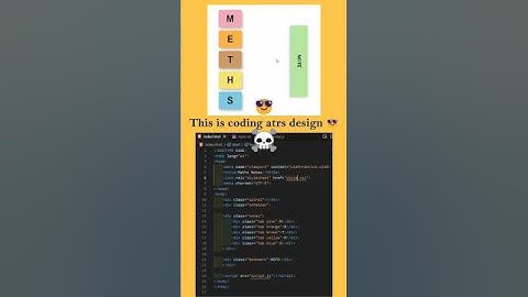 this is coding arts Html Css and Javascript ☠️l #coding #html #css #javascript #programming #design