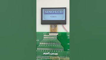Sinocrystal Mono 128x64 Graphic LCD Display  #lcd #tftlcd