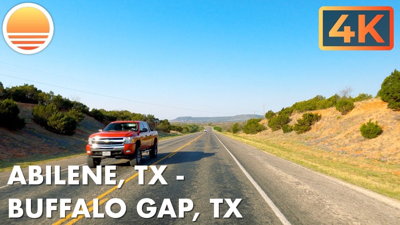 🇺🇸[4K] Abilene, Texas To Buffalo Gap, Texas! 🚘 Drive With Me On A Texas Highway!