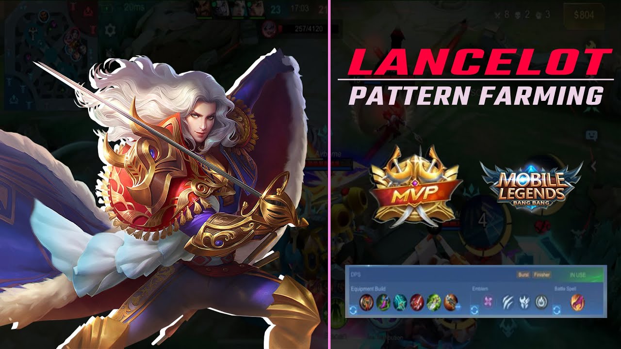 Module Legends Objectives LANCELOT GAMEPLAY ! PATTERN FARM ! OBJECTIVE AS JUNGLER ! BUILDS ...