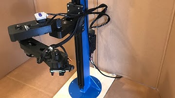 3D Printed NEMA-17 SCARA Robot Block Handling