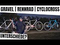 GRAVEL BIKE vs RENNRAD vs CYCLO CROSS Bike - Was sind die Unterschiede? | Fabio Schäfer