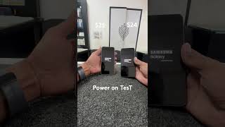 SamsungS24 vs s25 power on Test #samsung #exynos2400 #snapdragon #tech #viral #videos #galaxy #india
