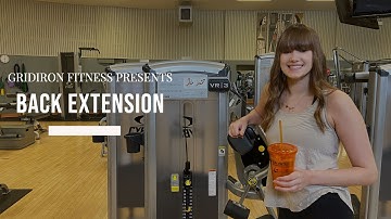 Cybex BACK EXTENSION - Gridiron Fitness Tutorial
