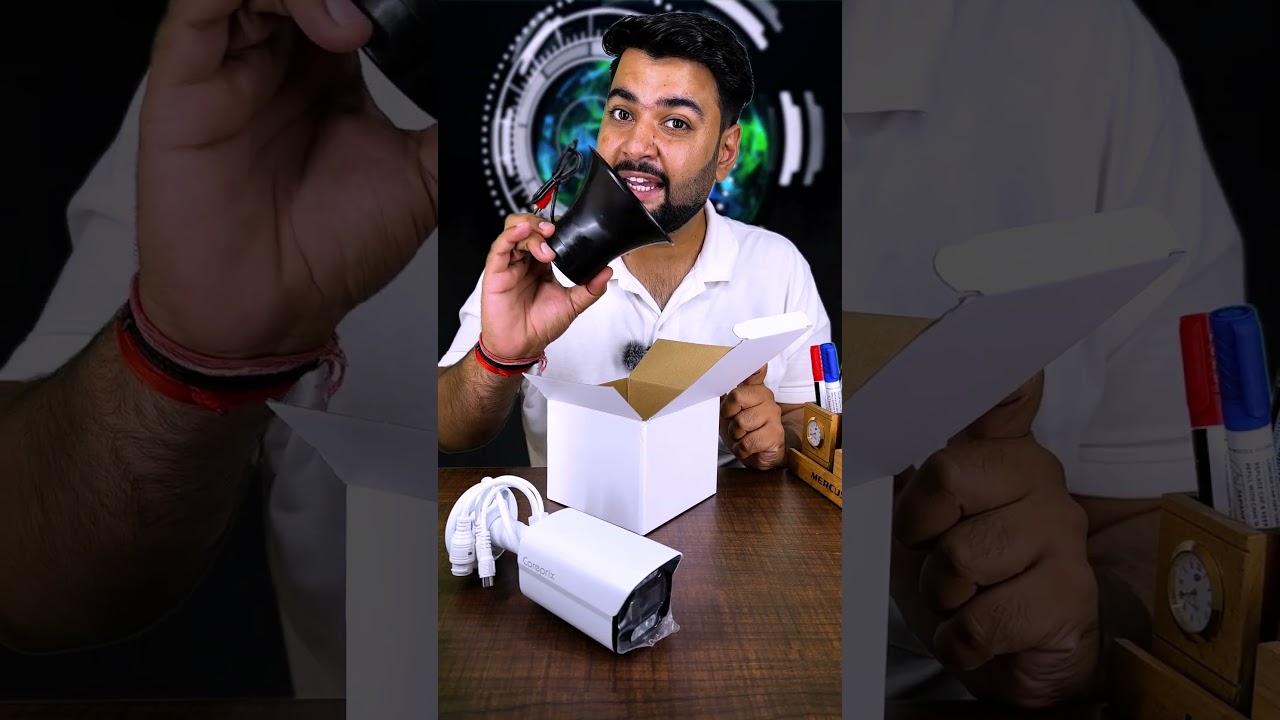5MP IP Motion Siren Camera Unboxing & First Look | Coreprix