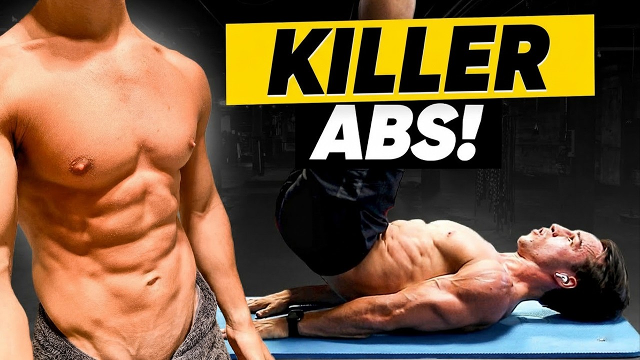 10-минутная тренировка для накачивания пресса | Без снаряжения (проработка всех участков)