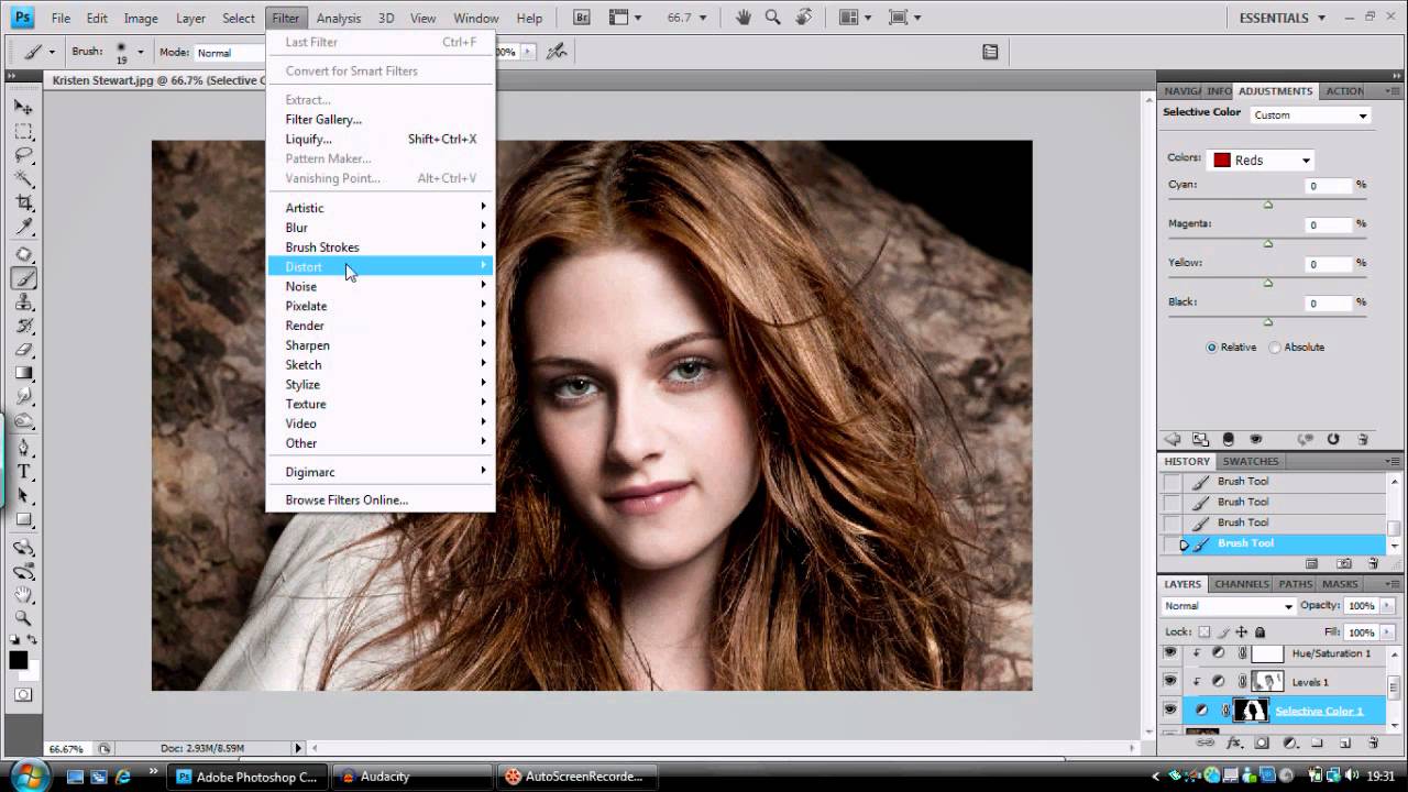 Kristen Stewart Brunette to Blonde Part 2