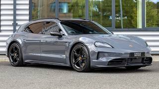2025 Porsche Taycan GTS Sport Turismo - Salte Grey Neo - Walkaround (4K)