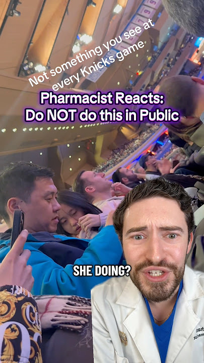‼️WHAT IS GOING ON??? Taking a COVID test in PUBLIC, at a basketball game?!? Pharmacist Reacts