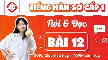 BÀI 12 LUYỆN NÓI - ĐỌC TIẾNG HÀN TỔNG HỢP SƠ CẤP 1 | HỌC TIẾNG HÀN ONLINE