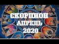 СКОРПИОН.  ВАЖНЫЕ СОБЫТИЯ АПРЕЛЯ. ТАРО ПРОГНОЗ НА АПРЕЛЬ 2020 г. Расклад 12 домов гороскопа.