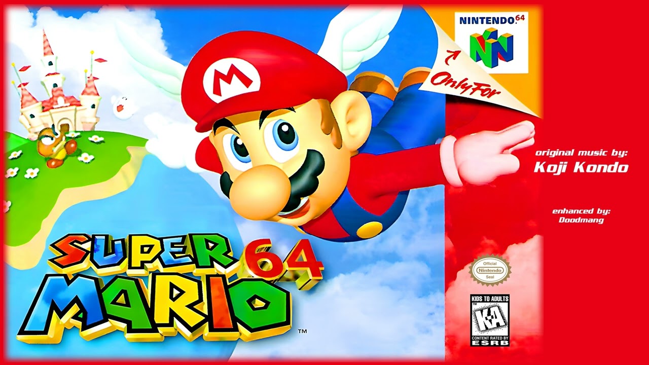 N64 Super Mario 64 HD Soundtrack OST Remastered HD (Revolutionary platforming perfection!)