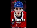 Here's how Lane Hutson and Montreal came to an agreement on a new deal. 🤝 #CJShow #canadiens