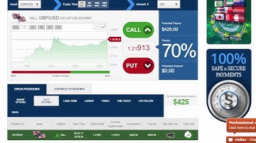 Auto Binary Signals (Perfect Match) Video 1 Live Trading - March 9th 2017
