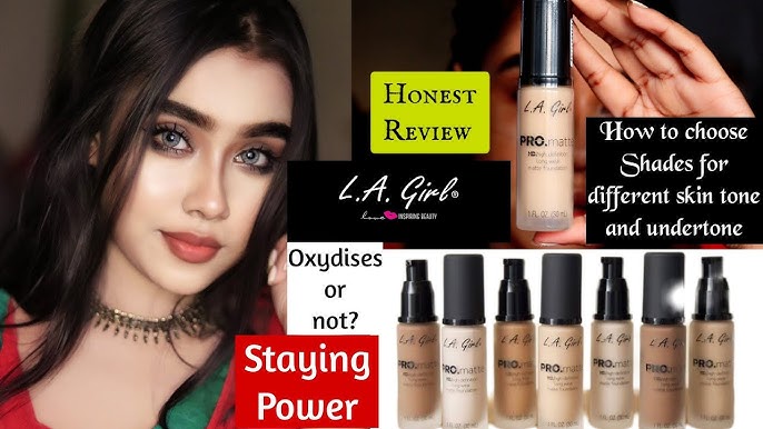 NEW LA GIRL PRO COVERAGE HD FOUNDATION FIRST IMPRESSIONS REVIEW +